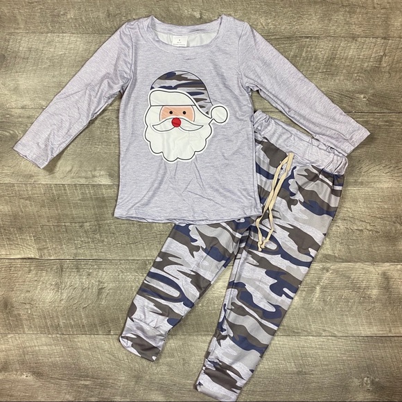 Other - Boys Camo Santa Christmas outfit